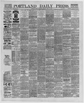 Portland Daily Press: April 23,1889