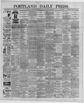 Portland Daily Press: May 25,1889