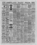 Portland Daily Press: May 18,1889