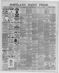 Portland Daily Press: June 24,1889