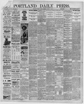 Portland Daily Press: August 07,1891