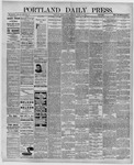 Portland Daily Press: August 25,1891