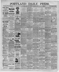 Portland Daily Press: September 26,1891