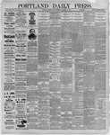 Portland Daily Press: September 29,1891