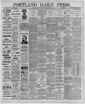 Portland Daily Press: October 03,1891