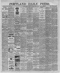 Portland Daily Press: October 14,1891