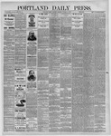 Portland Daily Press: October 15,1891
