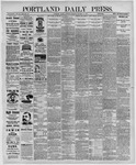 Portland Daily Press: October 17,1891