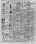 Portland Daily Press: October 24,1891