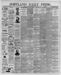 Portland Daily Press: October 31,1891