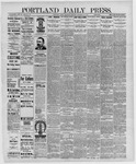 Portland Daily Press: November 28,1891