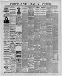 Portland Daily Press: November 30,1891