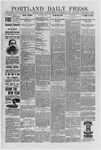 Portland Daily Press: December 29,1891
