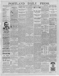 Portland Daily Press: January 20,1892