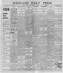 Portland Daily Press: October 28, 1895