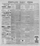 Portland Daily Press: March 20, 1896