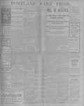 Portland Daily Press: August 21, 1900
