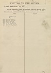 Suffrage Petition Enfield Maine, 1917 by Suffrage Referendum League of Maine