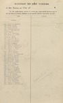 Suffrage Petition Hampden Maine, 1917