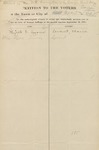 Suffrage Petition Levant Maine, 1917