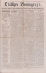 Phillips Phonograph : Vol. 1, No.29 - March 29, 1879 by Phillips Phonograph Newspaper