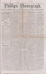 Phillips Phonograph : Vol. 1, No.33 - April 26, 1879 by Phillips Phonograph Newspaper
