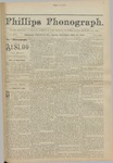 Phillips Phonograph : Vol 4. No. 33 April 22, 1882 by Phillips Phonograph Newspaper