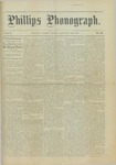 Phillips Phonograph : Vol. 5, No. 20 January 19,1883 by Phillips Phonograph Newspaper