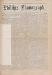 Phillips Phonograph : Vol. 5, No. 28 March 16,1883 by Phillips Phonograph Newspaper