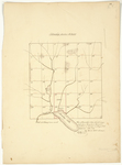 Page 34. Plan of Township Number 3 in the 4th Range west from Bingham's Kennebec Purchase, 1835 by Uriah Holt