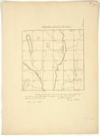 Page 37.  A Plan of Township Number 4 in the 7th Range of Townships West from the East line of the State as surveyed in May and June A.D. 1836.