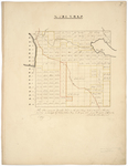 Page 12. Plan of Township 4 Range 1 NBKP by Lothrop Lewis and Eleazer Coburn