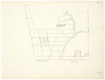 Page 25. Plan of Township A, Range 7 West from the East line of the State with the public lots as located A.D. 1846. by Levi B. Ricker, David Haynes, and C. E. Lord