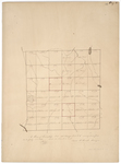 Page 11.  A Plan of Township No.1 13th Range WELS surveyed in June and July A.D. 1842.
