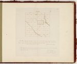 Page 52. Plan of Township 4 Range 8 West of the East Line of the State by Peter Moulton and Zebulon Bradley