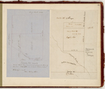 Page 53. Plan of Township 8, Hancock County; Plan of Public Lots in west half of Township K Range 2 WELS by N. S. Lufkin