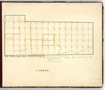 Page 10.  Plan of the East Half of Township 6 Range NBPP (Carroll Plantation)