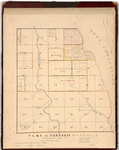 Page 56. Plan of Township 4 Range 13 WELS by Daniel Barker, L. H. Eaton, Caleb Leavitt, James Frost, and John H. Smith