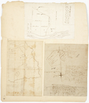 Page 11. Plan of two lots of land in Township 17 Range 8 WELS; Plan of Brownfield; Plan of Sanford by John Webber and John Hanson