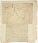 Page 13.  Plan of State land on Sandy River in County of Lincoln;  Plan of North East half of Township 3, Cumberland County