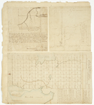 Page 22.  Plan of north half of Township 1 in the 3rd Range of Townships adjoining Bingham's Kennebec purchase (1819);  Plan of Township 11 to the East of the Union River (1786);  Plan of half Township 1 north and adjoining the Lottery Lands and on the new road toward the Eastern boundary of the District of Maine (1818)