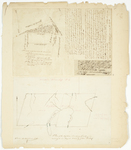 Page 24.  Plan of land near Brownfield and Porter (1816);  Plan of Hopkins Academy Grant as resurveyed in August 1848 by John Webber