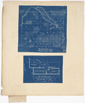 Page 47.5.  Two blueprint plans of Township 3, Range 3 WBKP