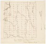 Page 12.  Plan of Township 11 Range 3 WELS as lotted in the years 1859 and 1860.