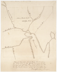 Page 17-12.  Plan of Township No 5 Range 14 West from the East Line of the State according to the Survey of Z. Bradley, Esq. representing one lot set off for the Maine Female Seminary containing 3993 acres.
