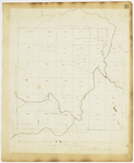 Page 36.  Sketch of the survey of Township C, R2, County of Aroostook in 1863 by order of the Land Agent of Maine