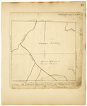 Page 48.  Plan of Township 1 in the 3rd Range West of Bingham's Kennebec Purchase, the North part represents 11520 acres set off to Canaan Academy.