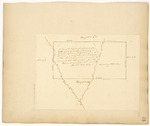 Page 53.  Plan of the half township of land granted to the Trustees of North Yarmouth Academy and is part of Township 1 in the fourth range in the last division as surveyed by Norris and McMillan in 1825.