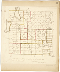 Page 61. Plan of Township 5 Range 6 west from the east line of the State surveyed in July and August A.D. 1832. by Rufus Gilmore