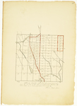Page 11.  A plan of Township Letter F in the second range west from the east line of the State as surveyed and lotted in 1839.
